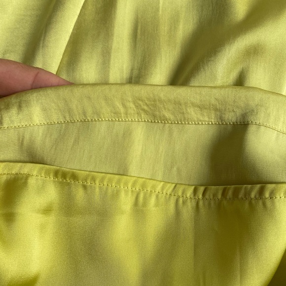 🎾 HM LIME GREEN SILKY SUMMER DRESS! - Picture 8 of 11